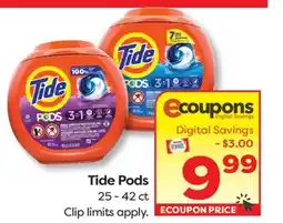 Weis Markets Tide Pods offer