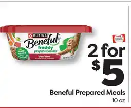 Weis Markets Beneful Prepared Meals offer