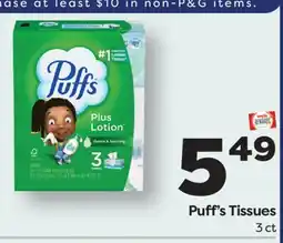 Weis Markets Puff's Tissues offer