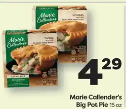 Weis Markets Marie Callender's Big Pot Pie offer