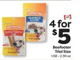 Weis Markets Beefeater Trial Size offer