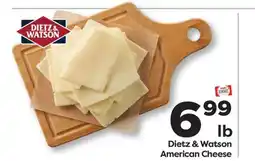 Weis Markets Dietz & Watson American Cheese offer