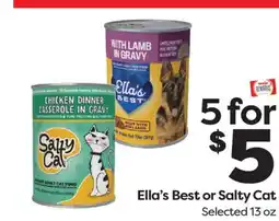 Weis Markets Ella's Best or Salty Cat offer