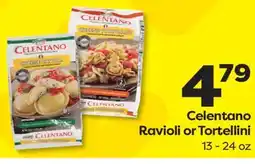 Weis Markets Celentano Ravioli or Tortellini offer