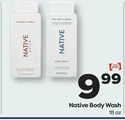 Weis Markets Native Body Wash offer