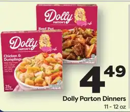 Weis Markets Dolly Parton Dinners offer