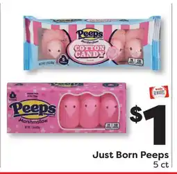 Weis Markets Just Born Peeps offer