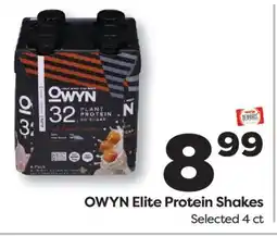 Weis Markets OWYN Elite Protein Shakes offer