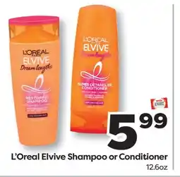 Weis Markets L'Oreal Elvive Shampoo or Conditioner offer