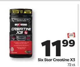 Weis Markets Six Star Creatine X3 offer