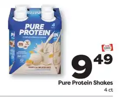 Weis Markets Pure Protein Shakes offer