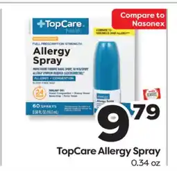 Weis Markets TopCare Allergy Spray offer