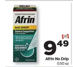 Weis Markets Afrin No Drip offer