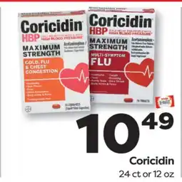 Weis Markets Coricidin offer