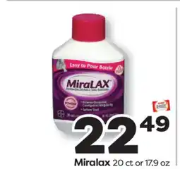 Weis Markets Miralax offer