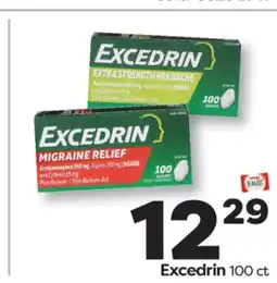 Weis Markets Excedrin offer