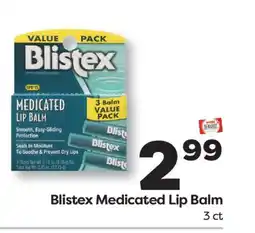 Weis Markets Blistex Medicated Lip Balm offer