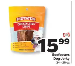 Weis Markets Beefeaters Dog Jerky offer