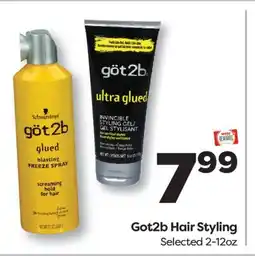 Weis Markets Got2b Hair Styling offer