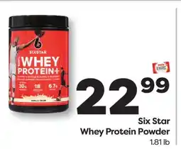 Weis Markets Six Star Whey Protein Powder offer