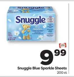 Weis Markets Snuggle Blue Sparkle Sheets offer