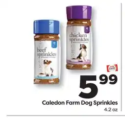 Weis Markets Caledon Farm Dog Sprinkles offer