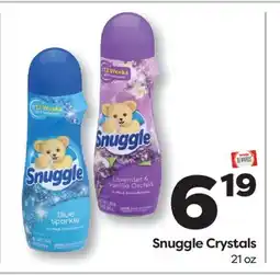 Weis Markets Snuggle Crystals offer