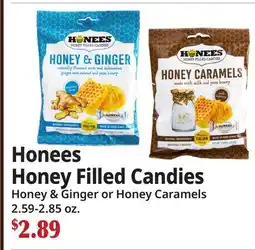 Ocean State Job Lot Honees Honey Filled Candies offer