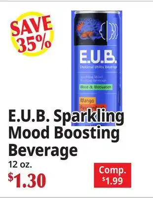 Ocean State Job Lot E.U.B. Sparkling Mood Boosting Beverage offer
