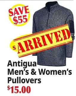 Ocean State Job Lot Antigua Men's & Women's Pullovers offer