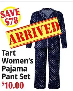 Ocean State Job Lot Tart Women's Pajama Pant Set offer