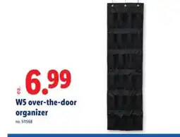 Lidl W5 over-the-door organizer offer