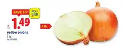 Lidl Yellow onions offer