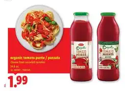 Lidl organic tomato purée/passata offer