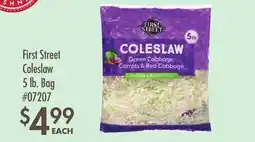 Smart & Final First Street Coleslaw offer