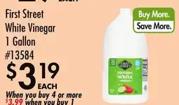 Smart & Final First Street White Vinegar offer