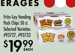 Smart & Final Frito-Lay Vending Pack Chips offer