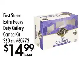 Smart & Final First Street Extra Heavy Duty Cutlery Combo Kit offer