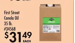 Smart & Final First Street Canola Oil offer