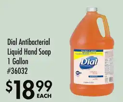 Smart & Final Dial Antibacterial Liquid Hand Soap offer