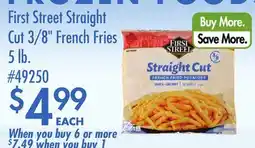 Smart & Final First Street Straight Cut 3/8 French Fries offer