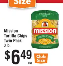 Smart & Final Mission Tortilla Chips Twin Pack offer