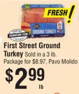 Smart & Final First Street Ground Turkey offer