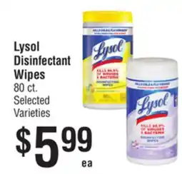 Smart & Final Lysol Disinfectant Wipes offer