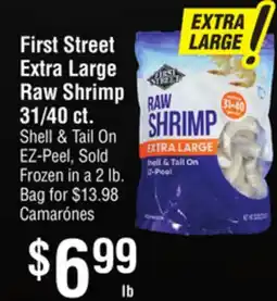 Smart & Final First Street Extra Large Raw Shrimp 31/40 ct offer