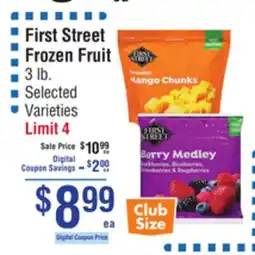 Smart & Final First Street Frozen Fruit offer