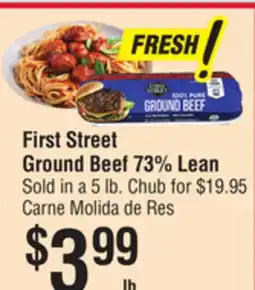 Smart & Final First Street Ground Beef offer
