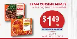 Smart & Final LEAN CUISINE MEALS offer