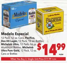 Vallarta Supermarkets Modelo Especial offer