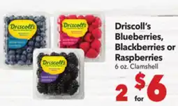 Vallarta Supermarkets Driscoll's Blueberries, Blackberries or Raspberries offer